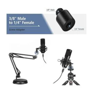 Juego de adaptador de tornillo de cámara de 4 piezas macho_4