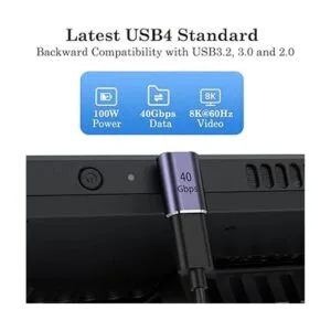 Adaptador USB C de 90 grados paquete de 2 AuviPal USB C_4