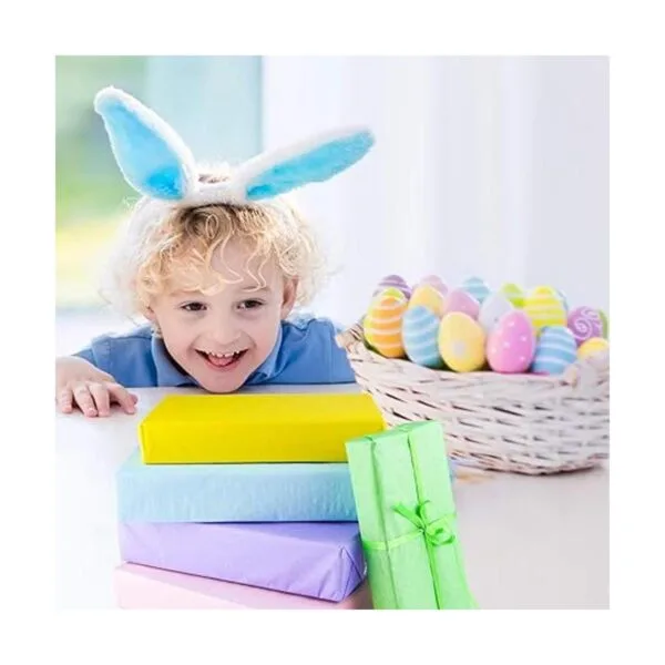 CHRORINE 60 hojas de papel de seda de Pascua multicolor_5