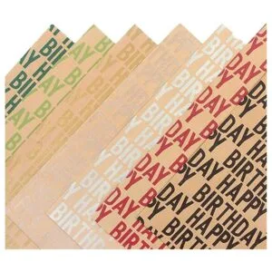 WDNUKEE Papel de regalo de feliz cumpleaños para niños_2