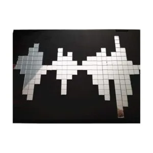 2400 piezas autoadhesivas de cristal cuadrado plateado_5