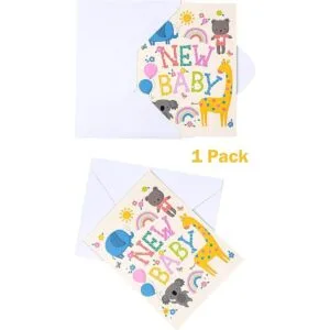 WRAPAHOLIC Bolsa grande de regalo para bebé de 13 pulgadas_7