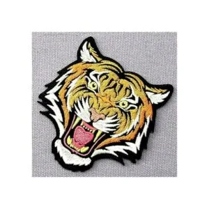 The Roaring Bengal insignia con diseño de tigre bordado a_4