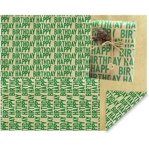 WDNUKEE Papel de regalo de feliz cumpleaños para niños_6