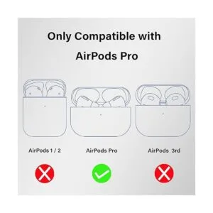 Wonhibo Funda para Airpods Pro con diseño de mariposa para_2