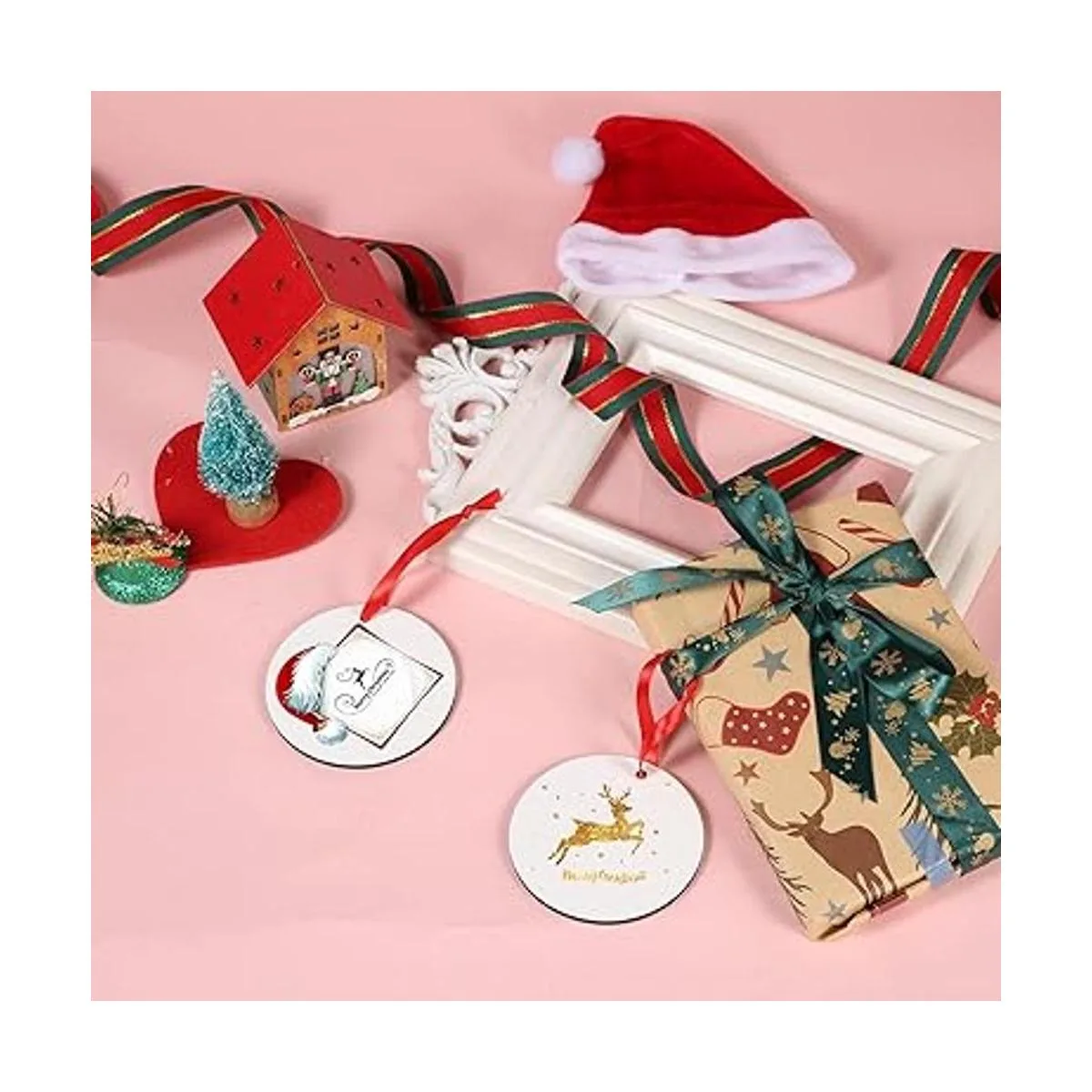 SAVITA 25 colgantes en blanco por sublimación MDF de 2.83_7