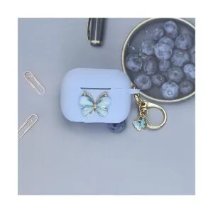 Wonhibo Funda para Airpods Pro con diseño de mariposa para_5