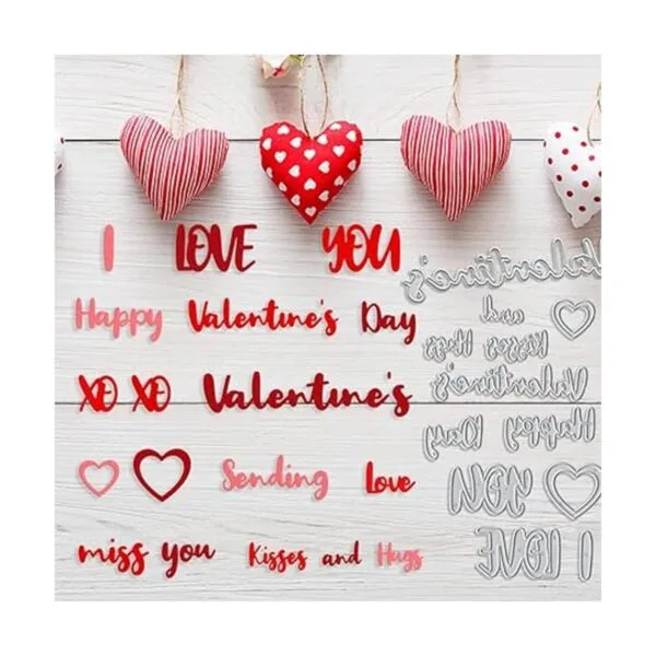 18 troqueles de corte de palabras del día de San Valentín_4
