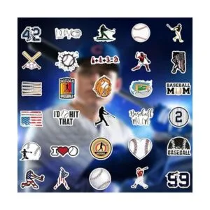 Calcomanías de béisbol 100 calcomanías deportivas de_2