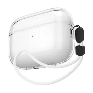 Aircawin Funda transparente de TPU suave para Airpods Pro_1
