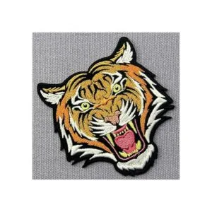 The Roaring Bengal insignia con diseño de tigre bordado a_3