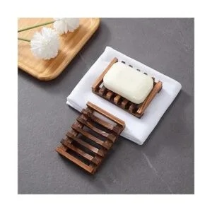 Jabonera para ducha jabonera de barra de bambú para baño_2