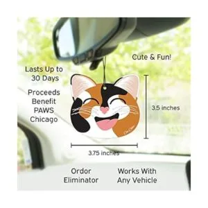 Ambientador para coche con diseño de gato fragancia de_4