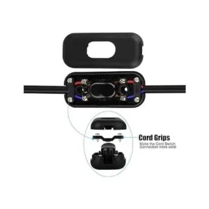 PLUSPOE Interruptor de cable en línea paquete de 2_6