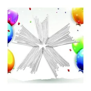 100 globos largos blancos de 260 globos para guirnalda de_3