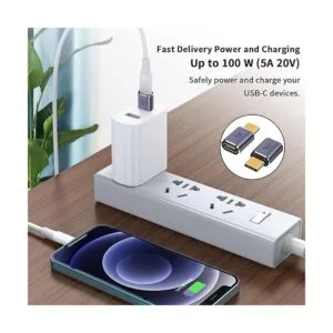 Poyiccot Adaptador extensor USB C de 40 Gbps paquete de 2_4