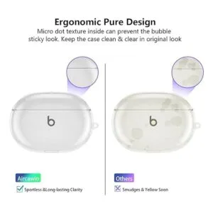 Aircawin Funda transparente para Beats Studio Buds a_4