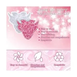 Moldes de silicona de vaca de las tierras altas para_4