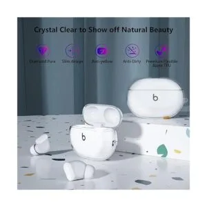 Aircawin Funda transparente para Beats Studio Buds a_2
