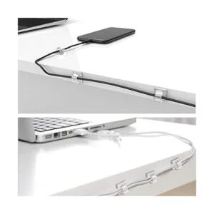 Clips adhesivos para cables 50 unidades clips de_2