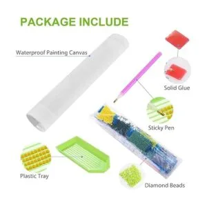 NAIMOER Kits de flores de pintura de diamante de mariposa_6