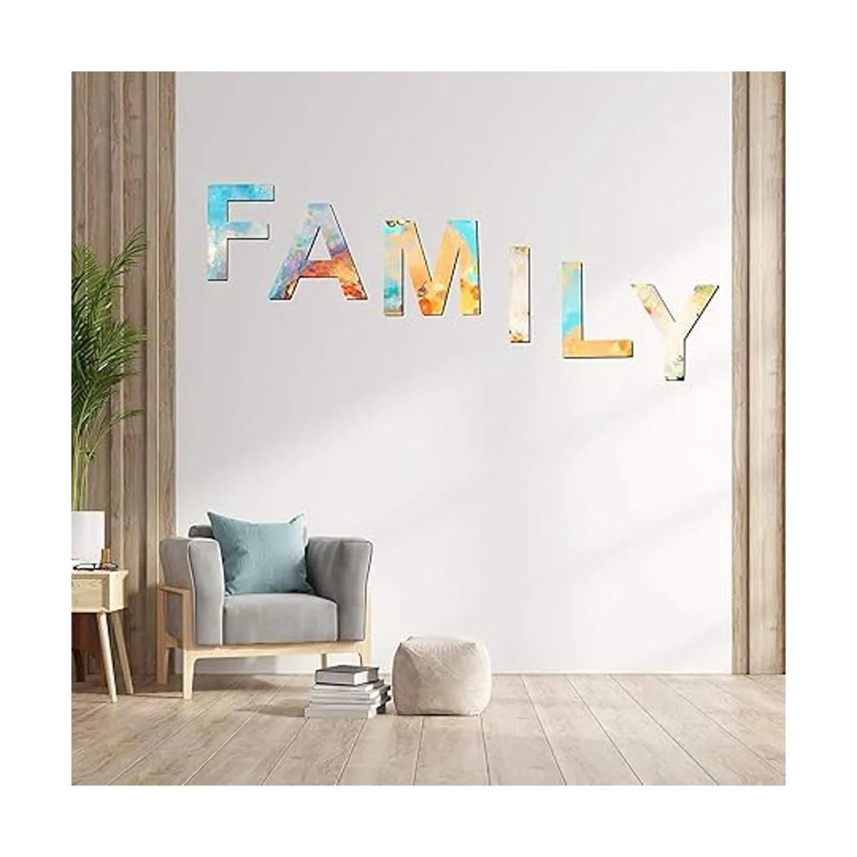 YRONTY Letras de madera A de 12 pulgadas letras de madera_4