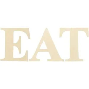 YRONTY Letras de madera A de 12 pulgadas letras de madera_3