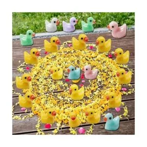 AWEELON 100 piezas de mini patos de resina pequeños patos_3