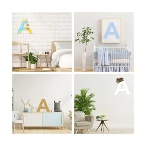 YRONTY Letras de madera A de 12 pulgadas letras de madera_5