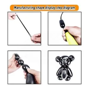 Paquete de 260 globos largos de 100 globos de animales_3