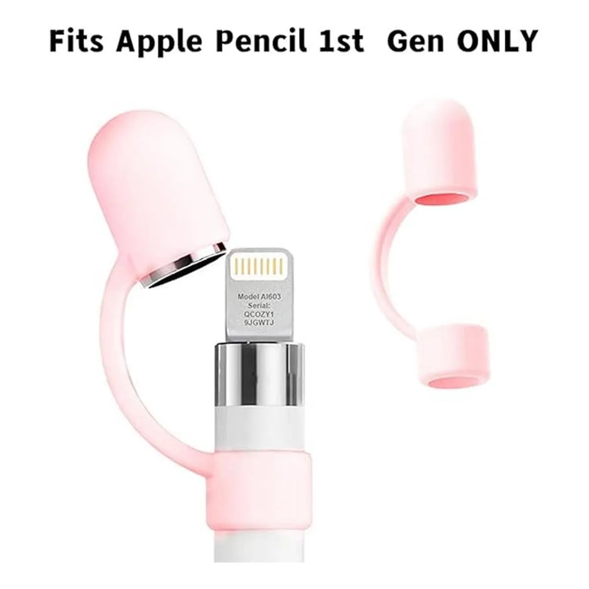 Fudda Soporte para tapa de silicona para Apple Pencil de_2