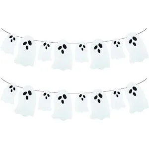 SaktopDeco Paquete de 2 guirnaldas de fantasma de fieltro_1