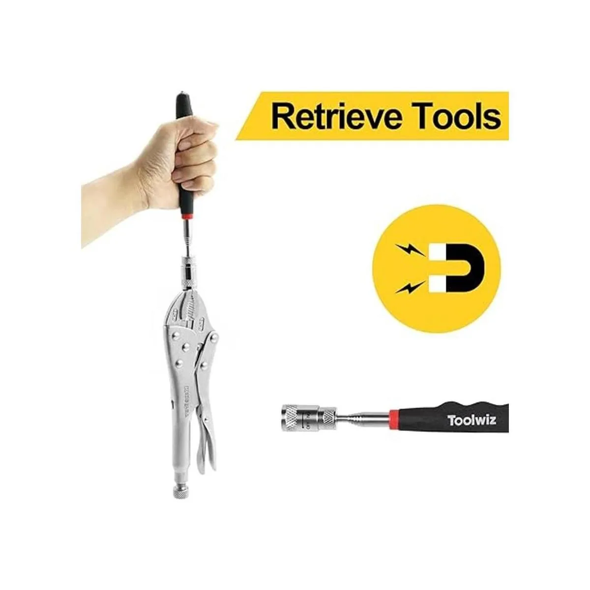 Toolwiz Herramienta de recolección telescópica magnética_5