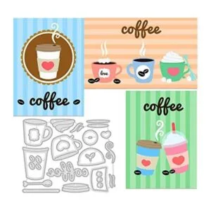 INFUNLY 16 troqueles de corte de taza de café troqueles_1