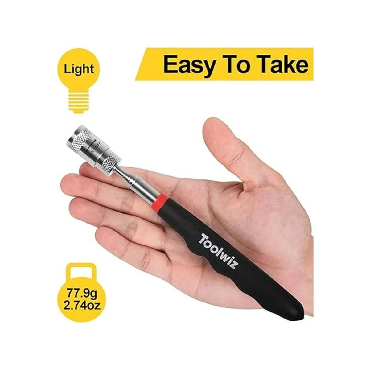 Toolwiz Herramienta de recolección telescópica magnética_2