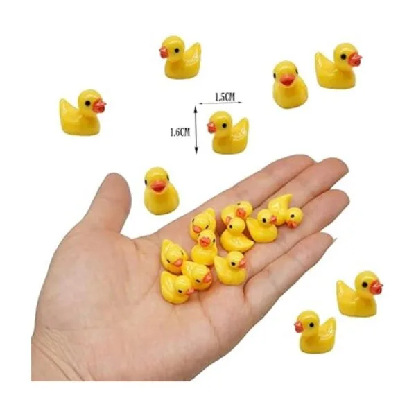 AWEELON 100 piezas de mini patos de resina pequeños patos_2