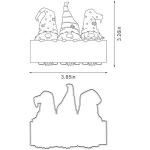 Sellos y troqueles de gnomos para hacer tarjetas sello_2