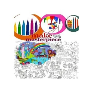 ALEX Art Póster grande para colorear Unicornio de arte_3