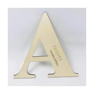 YRONTY Letras de madera A de 12 pulgadas letras de madera_2