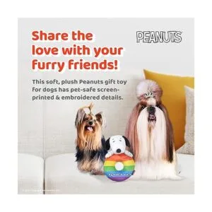Peanuts For Pets Juguetes de amor arcoíris para perros_5