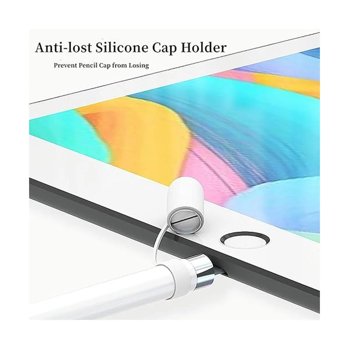 Fudda Soporte para tapa de silicona para Apple Pencil de_4