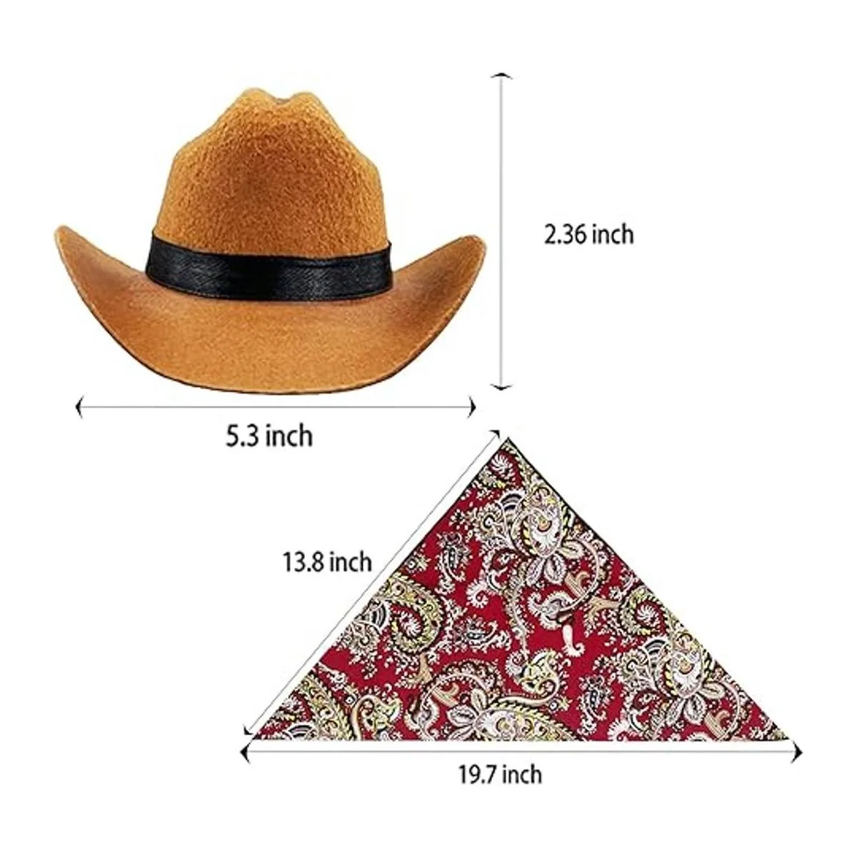 Disfraz de vaquero para mascotas divertido disfraz de_2