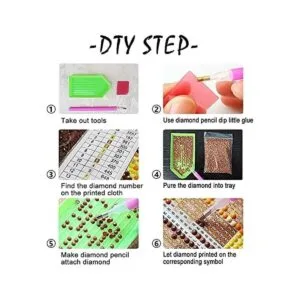 Kits de pintura de diamantes 5D para adultos y niños_5