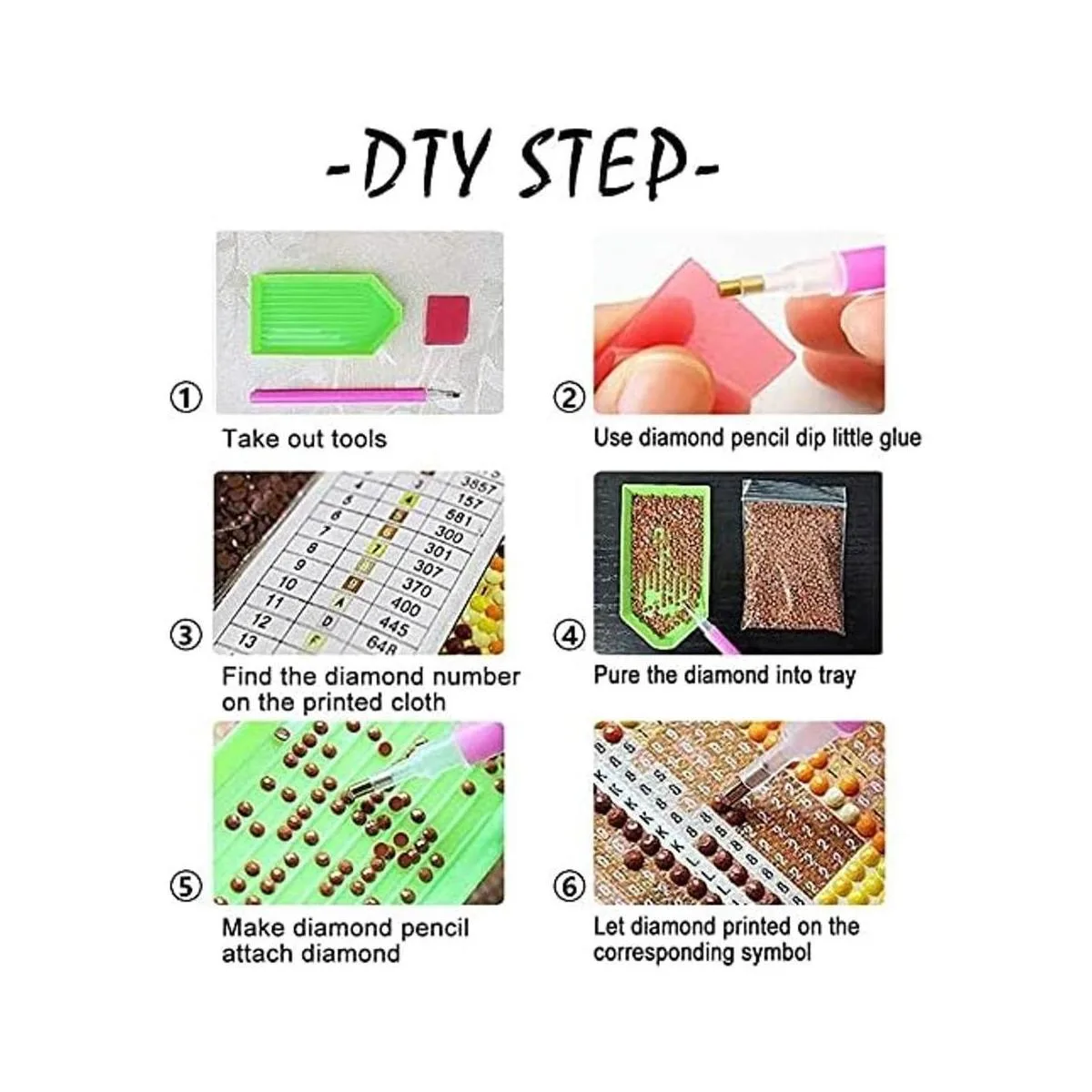 Kits de pintura de diamantes 5D para adultos y niños_5