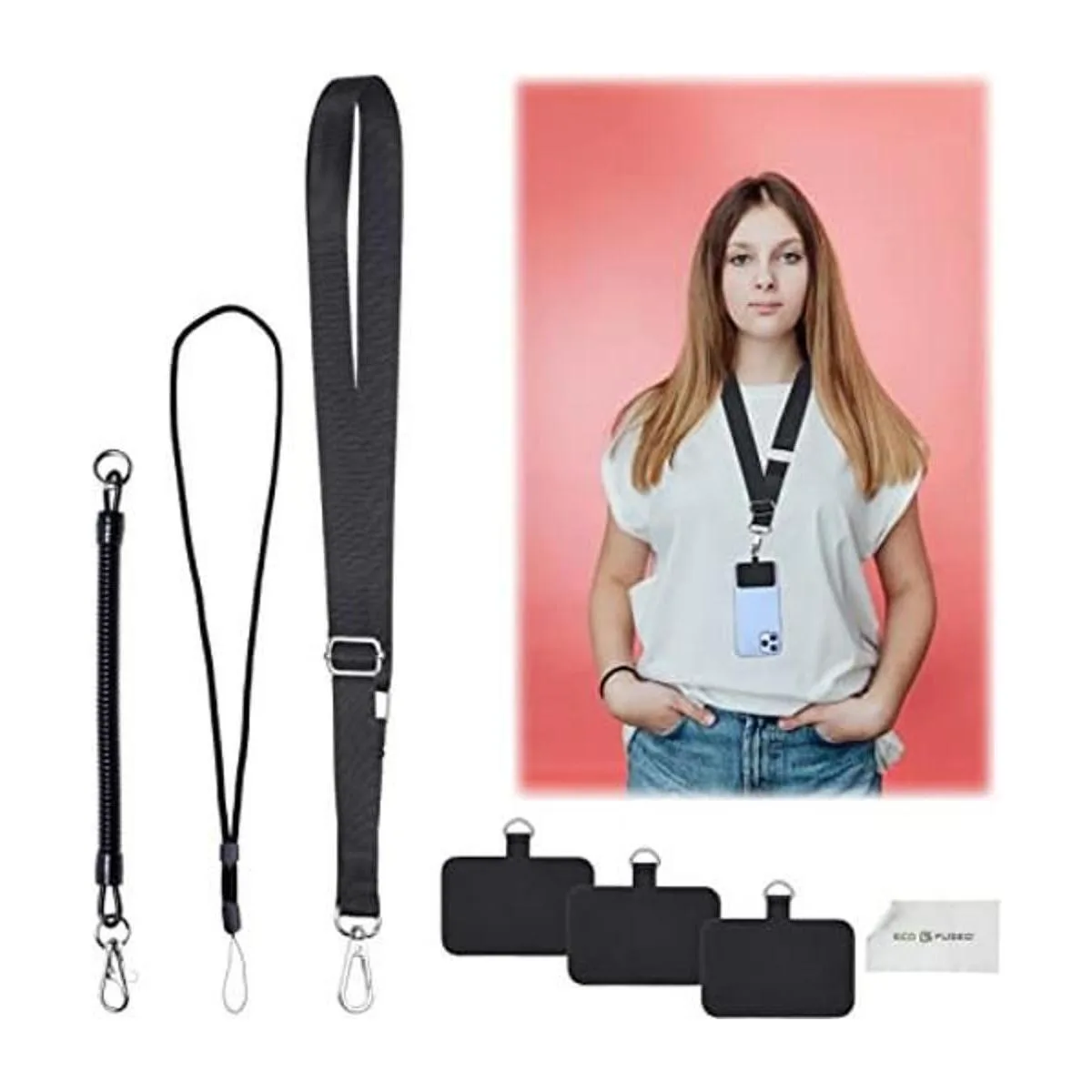 EcoFused Correas para teléfono cuello ajustable correa_1