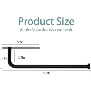 Soporte para toallas de papel autoadhesivo o de montaje_6