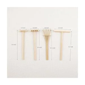 Framendino Paquete de 4 herramientas de rastrillo de_2