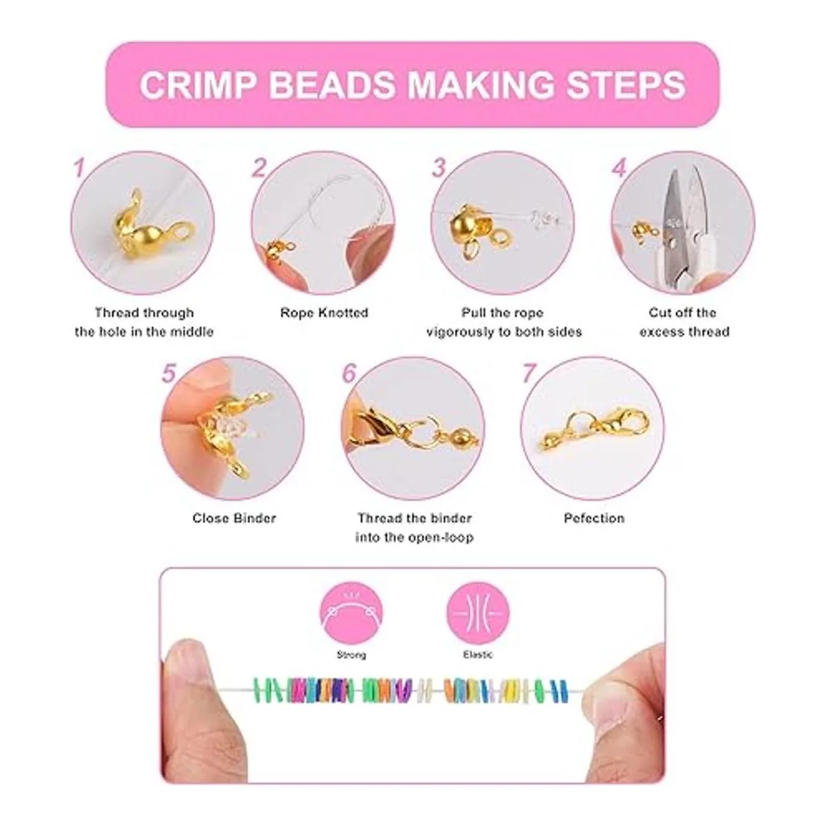 LZOUOWO 6100 cuentas de arcilla polimérica para hacer_5