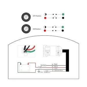 RUTU Llave de interruptor de encendido de 4 cables juego_3