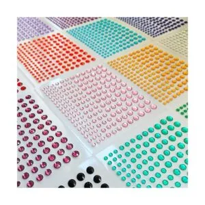 15 hojas de calcomanías autoadhesivas de diamantes de_2